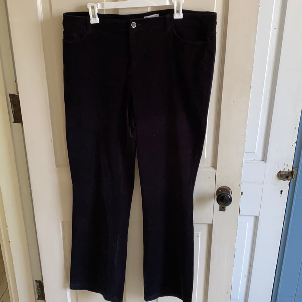 Coldwater Creek Natural Fit Velvet pants 18L